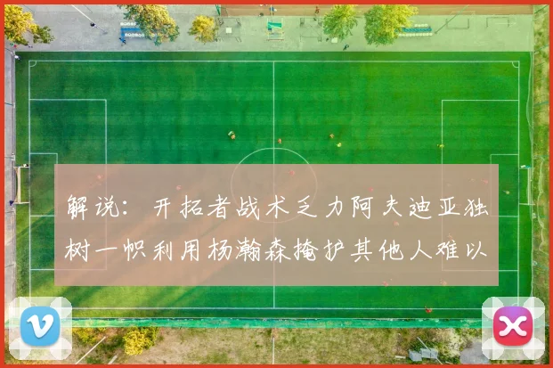 解说：开拓者战术乏力阿夫迪亚独树一帜利用杨瀚森掩护其他人难以配合
